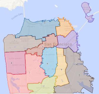San Francisco District Health Profiles Map